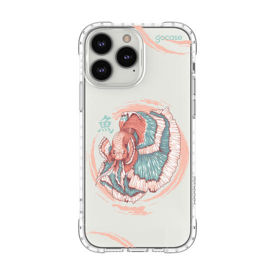 Capinha para celular  Peixe Beta Japonês