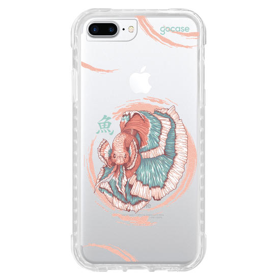 Capinha para celular  Peixe Beta Japonês