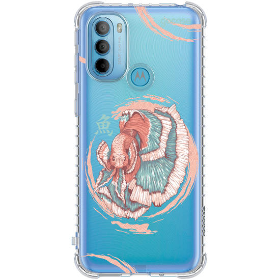 Capinha para celular  Peixe Beta Japonês