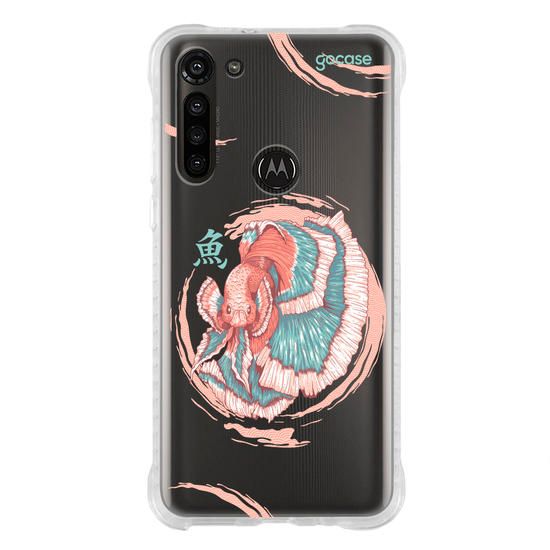 Capinha para celular  Peixe Beta Japonês