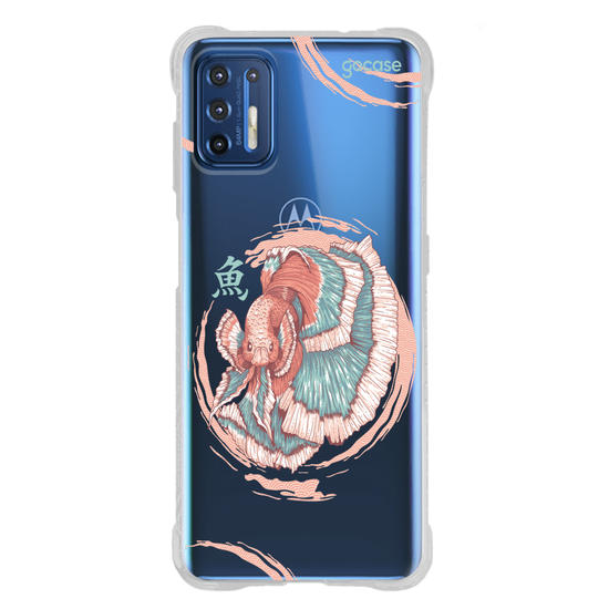 Capinha para celular  Peixe Beta Japonês