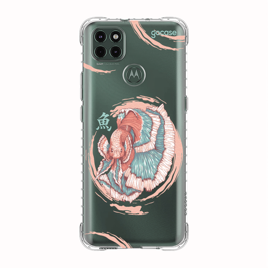 Capinha para celular  Peixe Beta Japonês