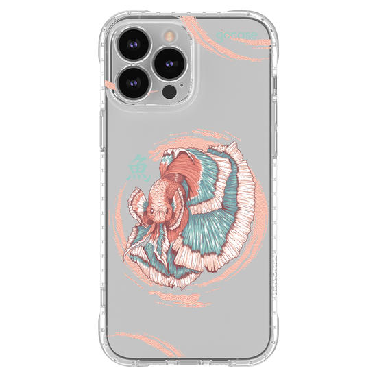 Capinha para celular  Peixe Beta Japonês