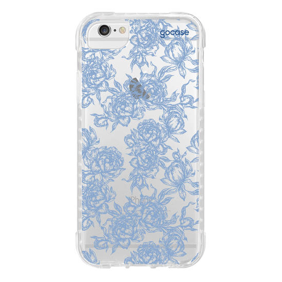 Capinha para celular  Peônias em Gravura