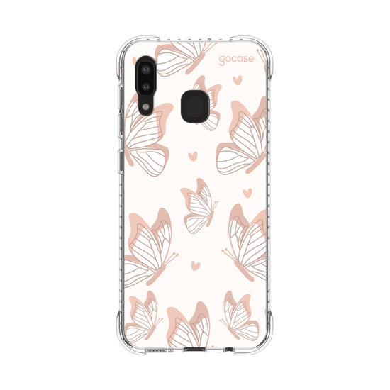 Capinha para celular  Peônias Rosé