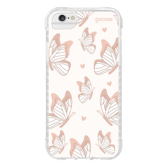 Capinha para celular  Peônias Rosé