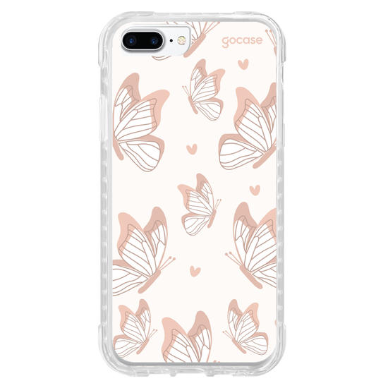 Capinha para celular  Peônias Rosé