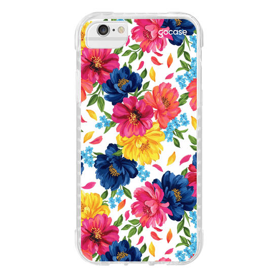 Capinha para celular  Peônias Vibrantes