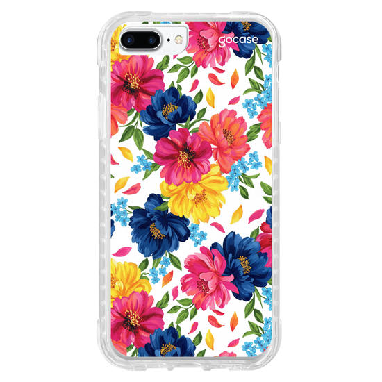 Capinha para celular  Peônias Vibrantes