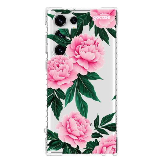 Capinha para celular  Peônias