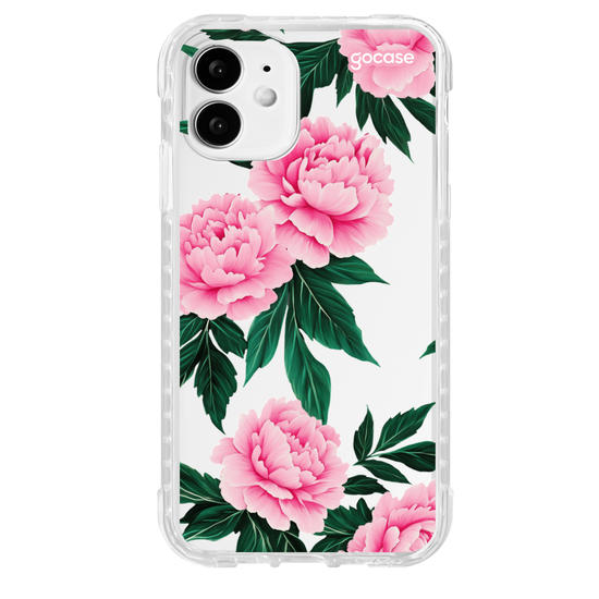 Capinha para celular  Peônias