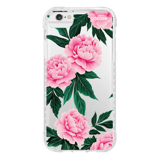Capinha para celular  Peônias