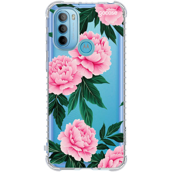 Capinha para celular  Peônias