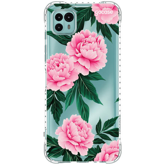 Capinha para celular  Peônias