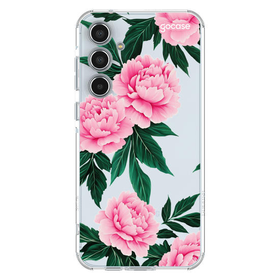 Capinha para celular  Peônias