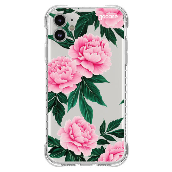 Capinha para celular  Peônias
