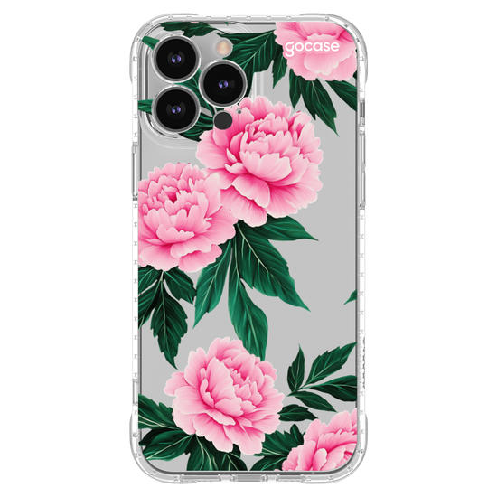 Capinha para celular  Peônias