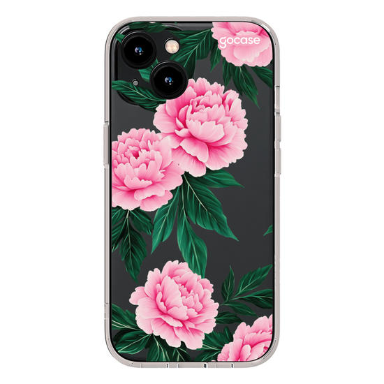 Capinha para celular  Peônias