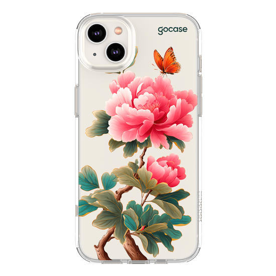 Capinha para celular  Flor de Peônia