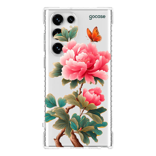Capinha para celular  Flor de Peônia