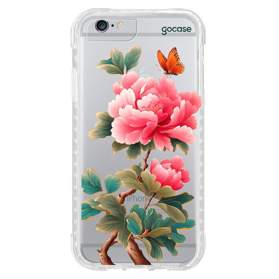 Capinha para celular  Flor de Peônia