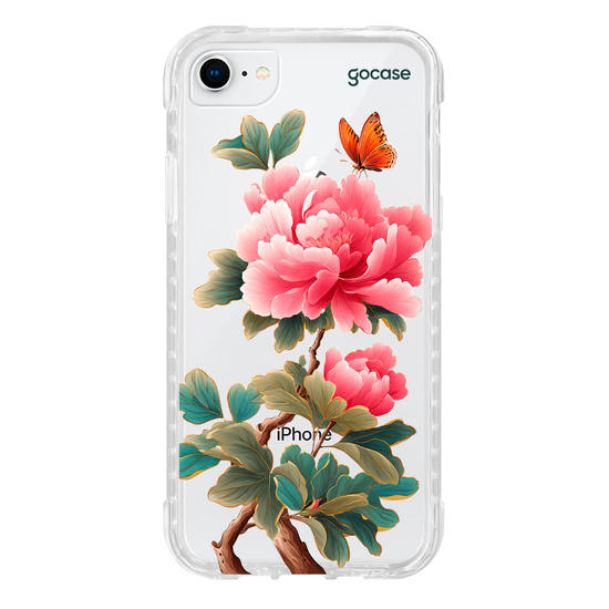 Capinha para celular  Flor de Peônia