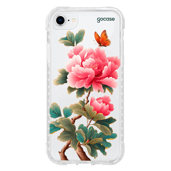 Capinha para celular  Flor de Peônia