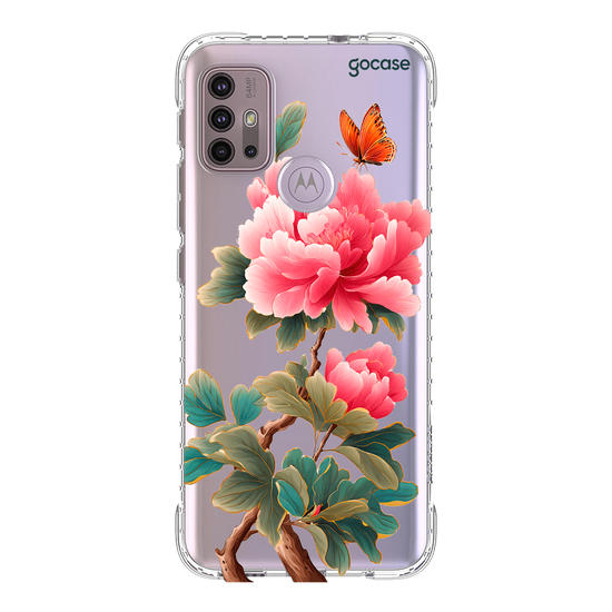 Capinha para celular  Flor de Peônia