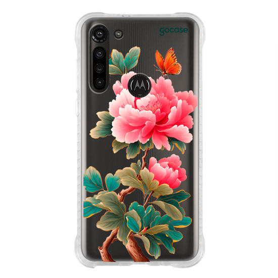 Capinha para celular  Flor de Peônia