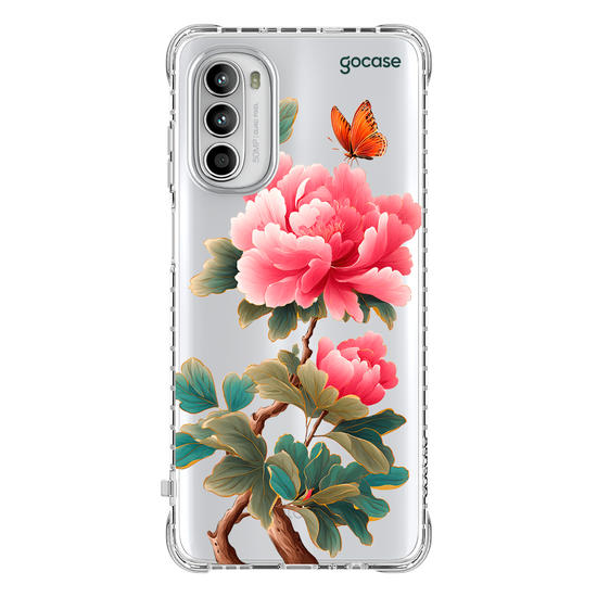 Capinha para celular  Flor de Peônia