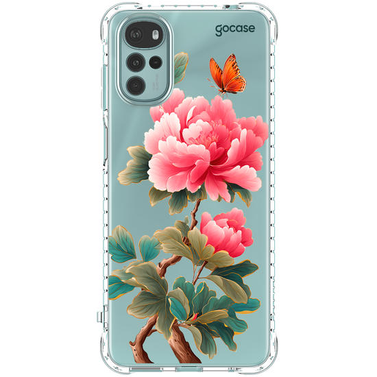 Capinha para celular  Flor de Peônia