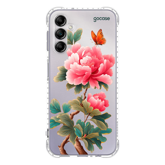 Capinha para celular  Flor de Peônia