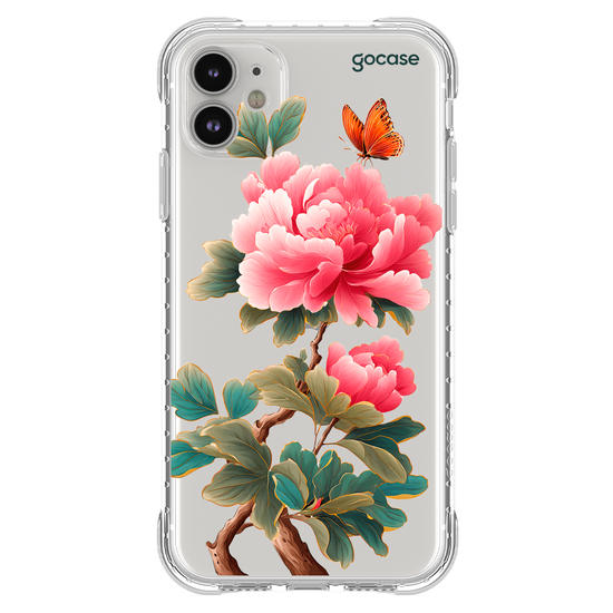 Capinha para celular  Flor de Peônia