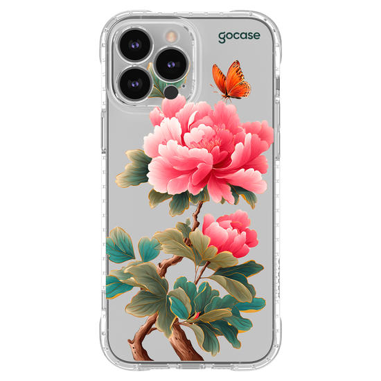 Capinha para celular  Flor de Peônia