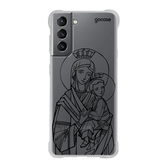 Capinha para celular  Nossa Senhora do Perpétuo Socorro Lineart