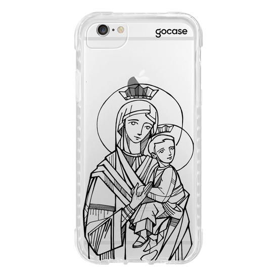 Capinha para celular  Nossa Senhora do Perpétuo Socorro Lineart