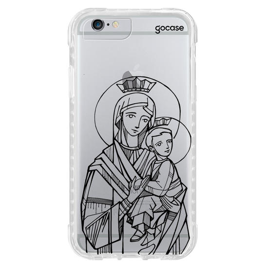 Capinha para celular  Nossa Senhora do Perpétuo Socorro Lineart