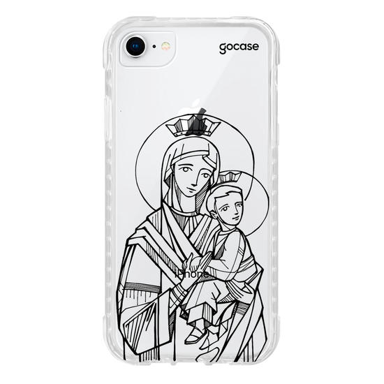 Capinha para celular  Nossa Senhora do Perpétuo Socorro Lineart