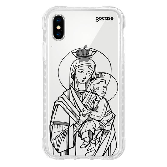 Capinha para celular  Nossa Senhora do Perpétuo Socorro Lineart