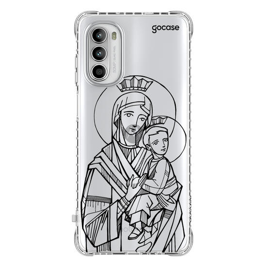 Capinha para celular  Nossa Senhora do Perpétuo Socorro Lineart