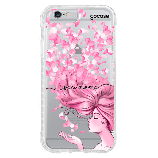 Capinha para celular Pétalas ao Vento Manuscrita