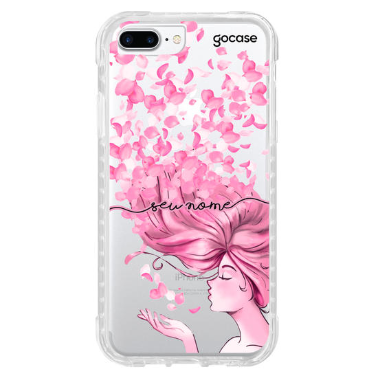 Capinha para celular Pétalas ao Vento Manuscrita