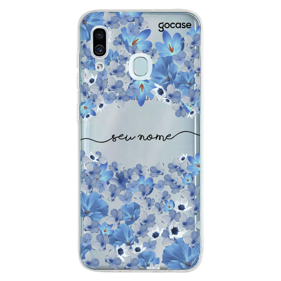 Pétalas Azuis Manuscrita