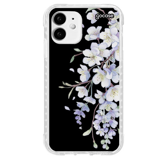 Capinha para celular  Pétalas de Flores Laterais