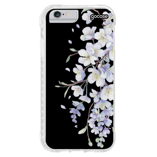 Capinha para celular  Pétalas de Flores Laterais