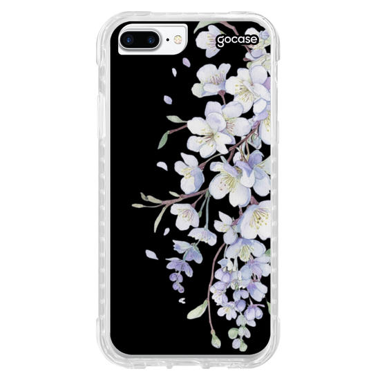 Capinha para celular  Pétalas de Flores Laterais