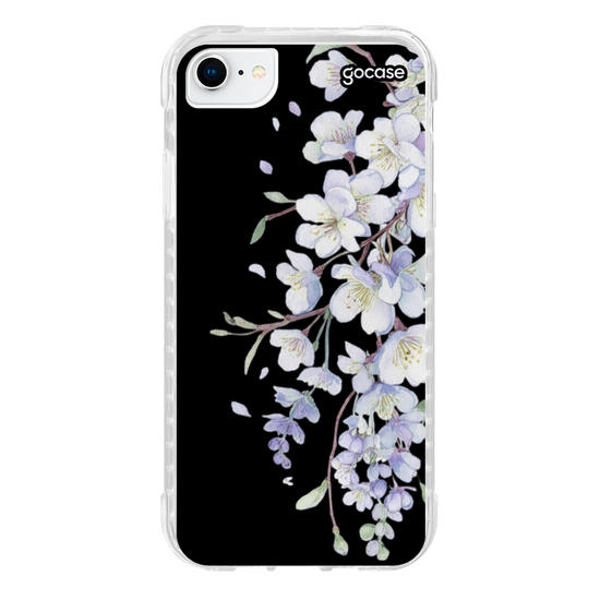 Capinha para celular  Pétalas de Flores Laterais