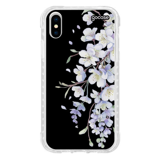 Capinha para celular  Pétalas de Flores Laterais