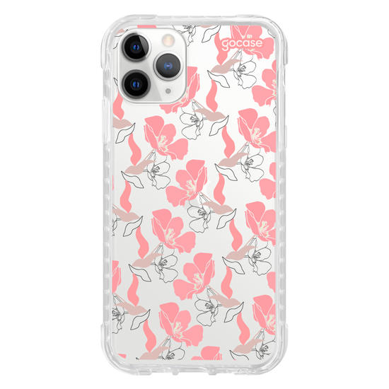 Capinha para celular  Pétalas Rosadas Pattern