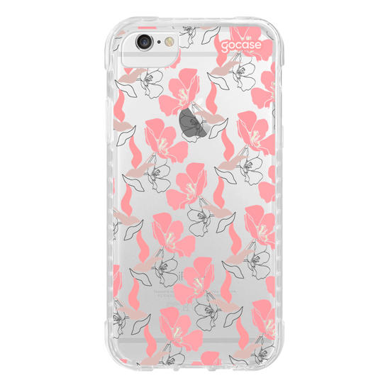 Capinha para celular  Pétalas Rosadas Pattern